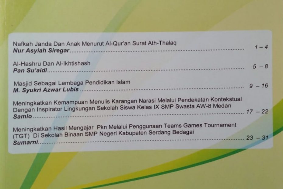 Nafkah Janda Dan Anak Menurut Al Qur An Surat Ath Thalaq Fkip Univa Medan